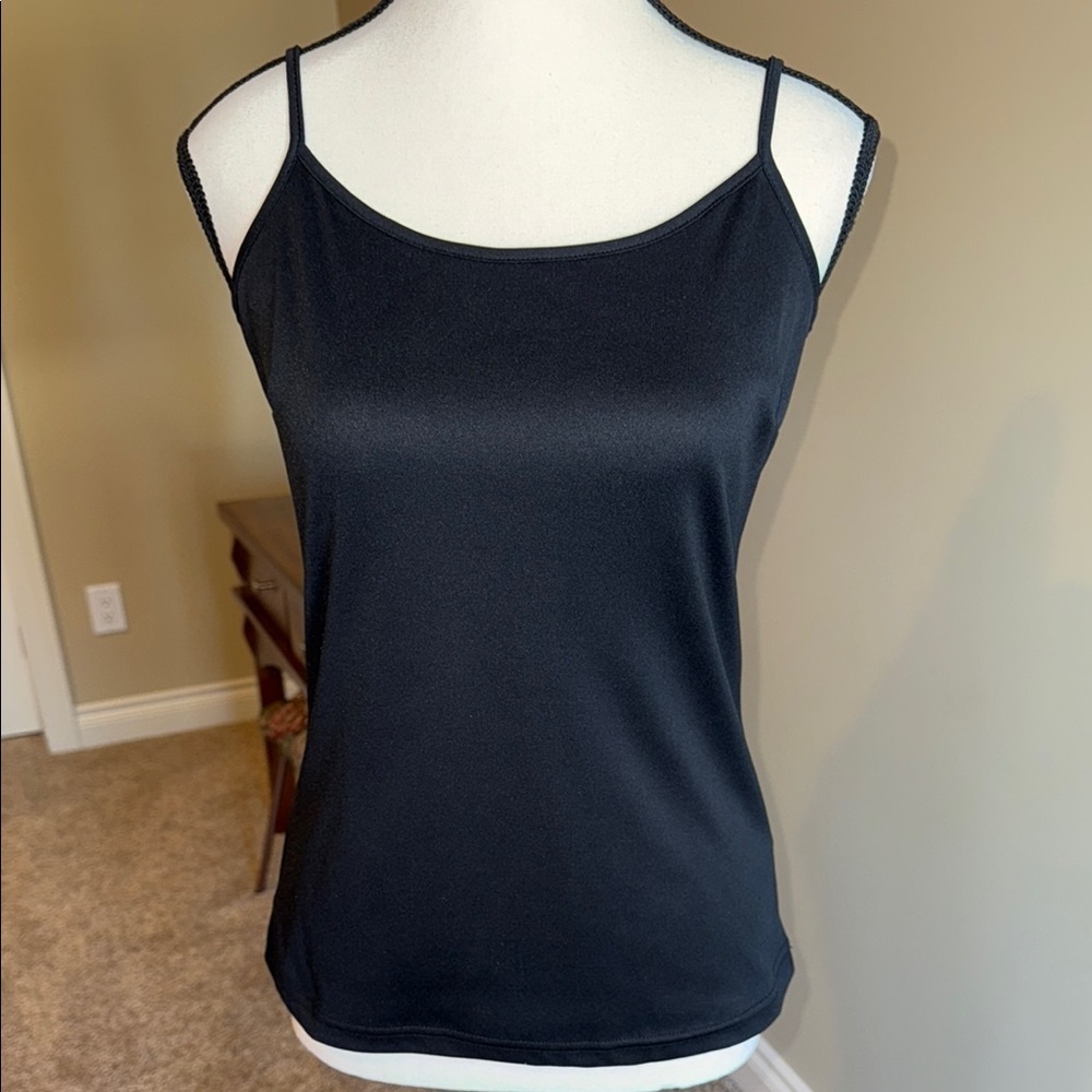 Camisole Cami Black Spaghetti Strap Top